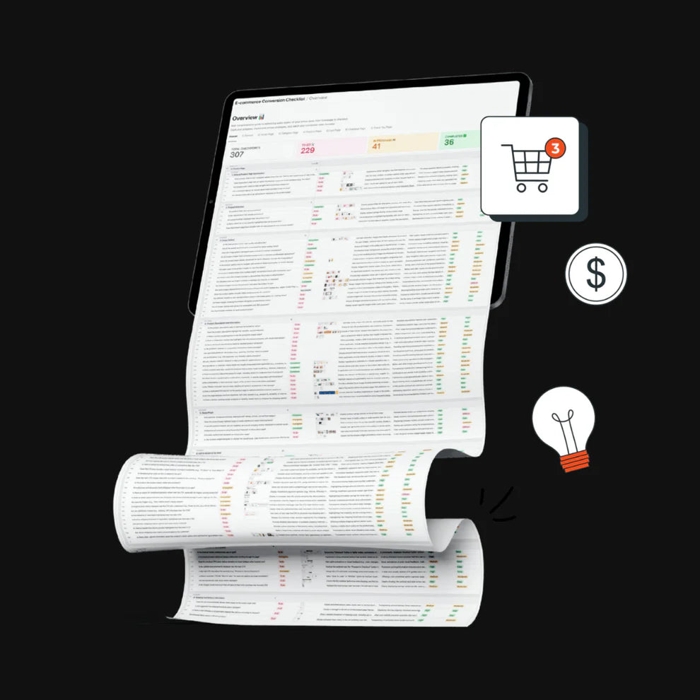 E-Commerce Conversion Checklist